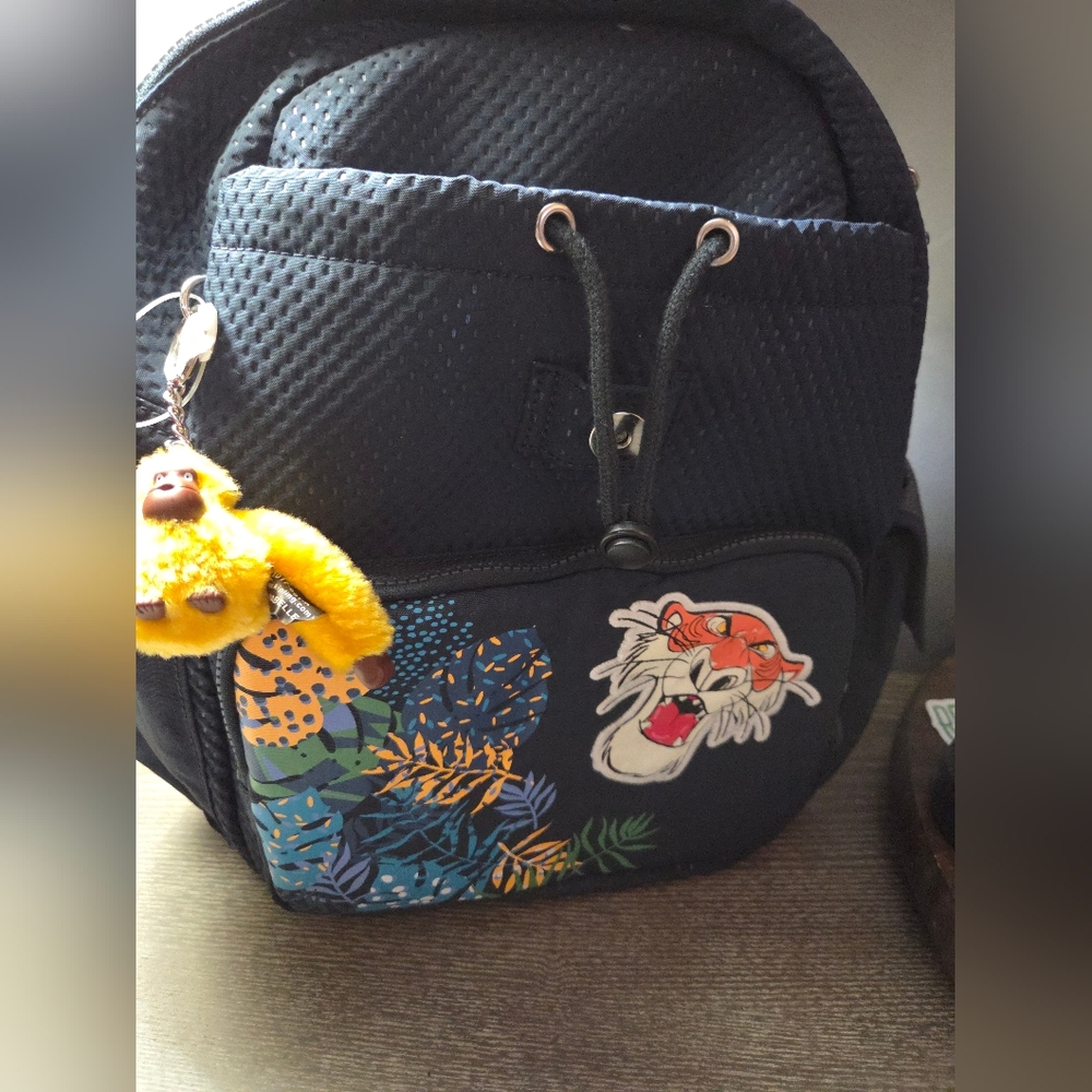 Kipling Jungle Book Black Backpack - Picture 2 of 4